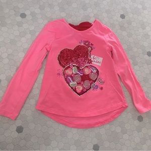 Girls Heart Shirt - Isaac Mizrahi - Size 7/8